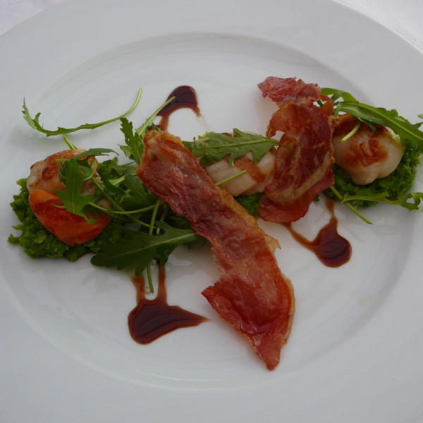 Chicken and bacon starter