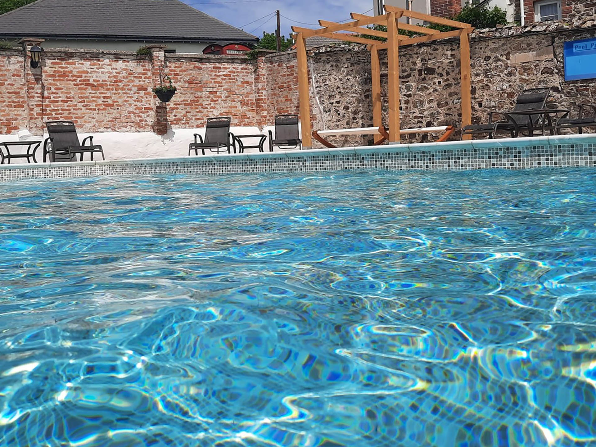Outdoor Pool at the Broomhill Manor Holiday Cottages