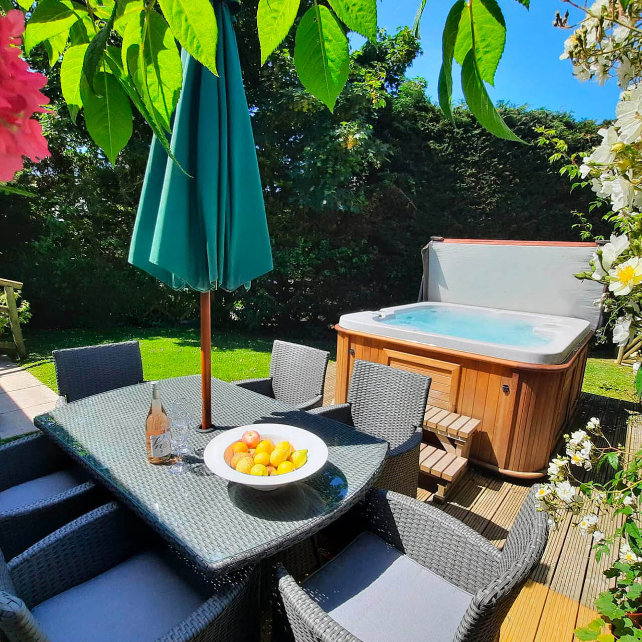 Hot tubs at Broom Hill Manor Self catering cottages
