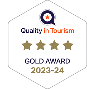 Quality in Tourism awards Broomhill Manor holiday cottages Bude Cornwall