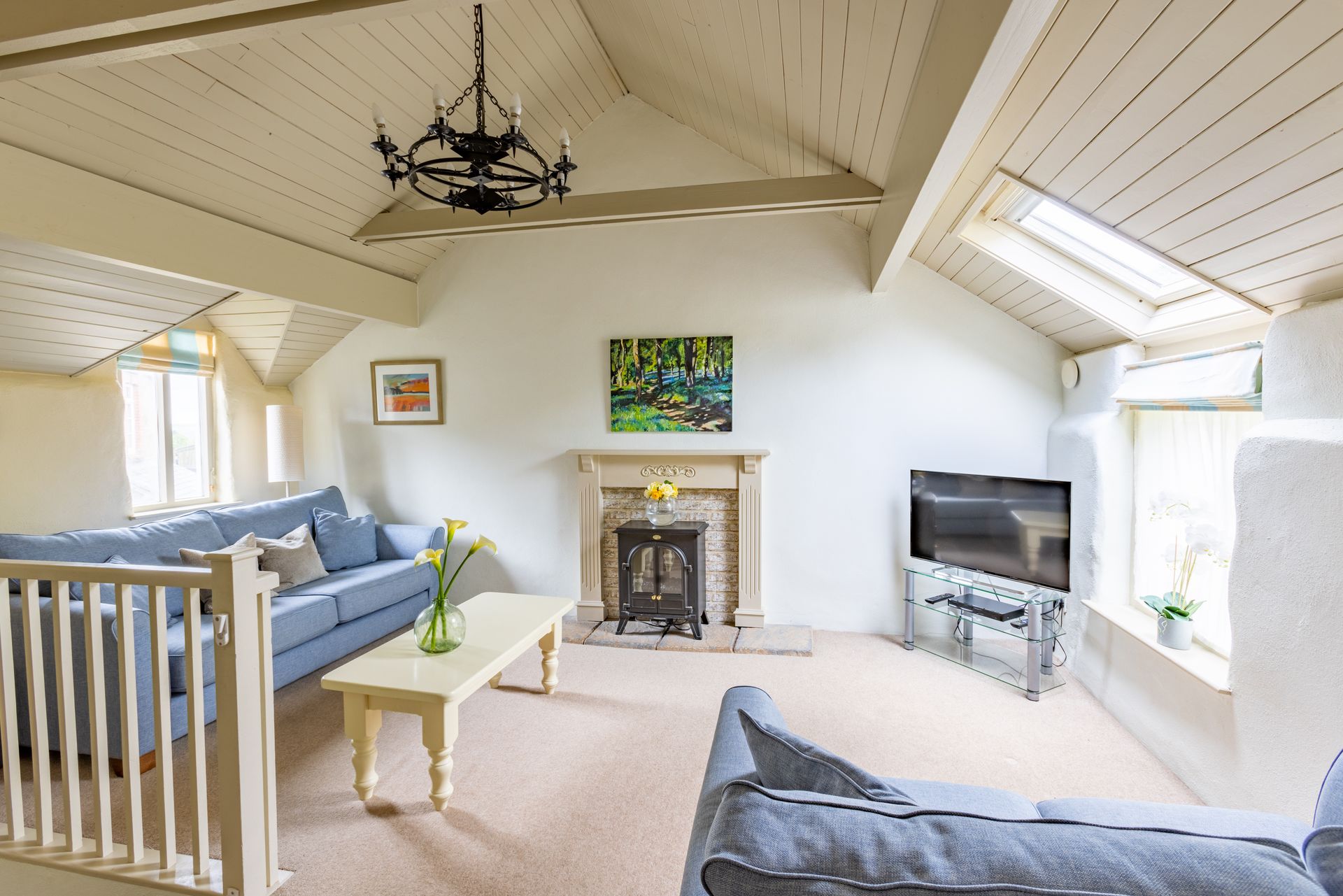 For Rent In Bude Cornwall Grebe Cottage Broomhill Manor Sitting Room