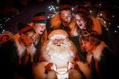 Father Christmas at the Eden Project